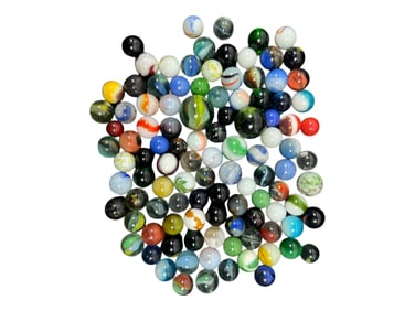 Vintage Glass Marble Collection Lot