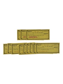 Vintage Eire,PA Depression Scrips Collection Lot