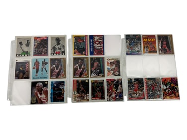 Vintage Michael Jordan Trading Card Collection Lot