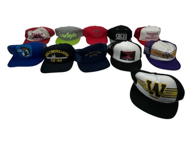 Vintage Hat Cap Collection Lot of 11