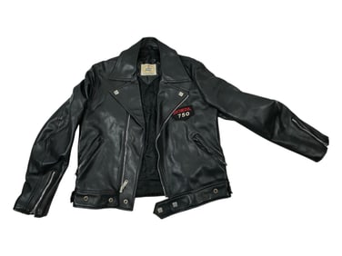 Vintage Honda 750 Leather Jacket Size 16