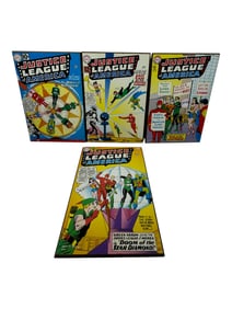 Justice League of America Comic Book Wall Plaques Collection Lot