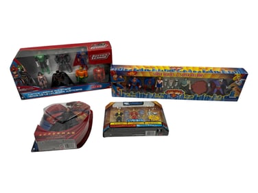 DC Hasbro Superhero Figure Toy Superman, Batman Collection Lot
