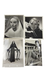 Original B&W Photographs of Audrey Hepburn, Helen Hayes, Mie Hama, Rita Haywoth Collection Lot