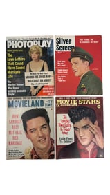 Vintage Elvis Presley Marilyn Monroe Rare Magazine Collection Lot