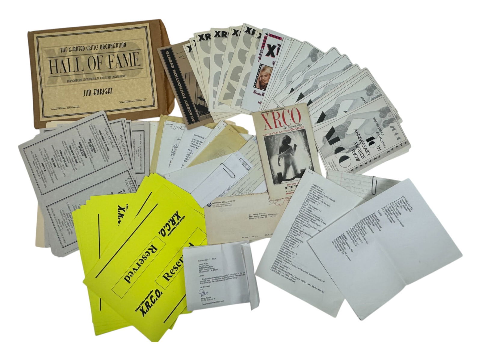 Vintage Adult FIlm X Rated Production Paperwork Collection Lot (1 of 7)