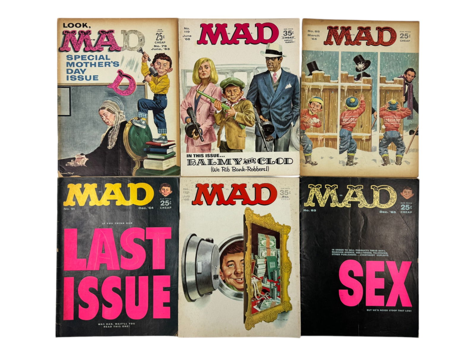 Vintage Mad Magazine Collection Lot (1 of 3)