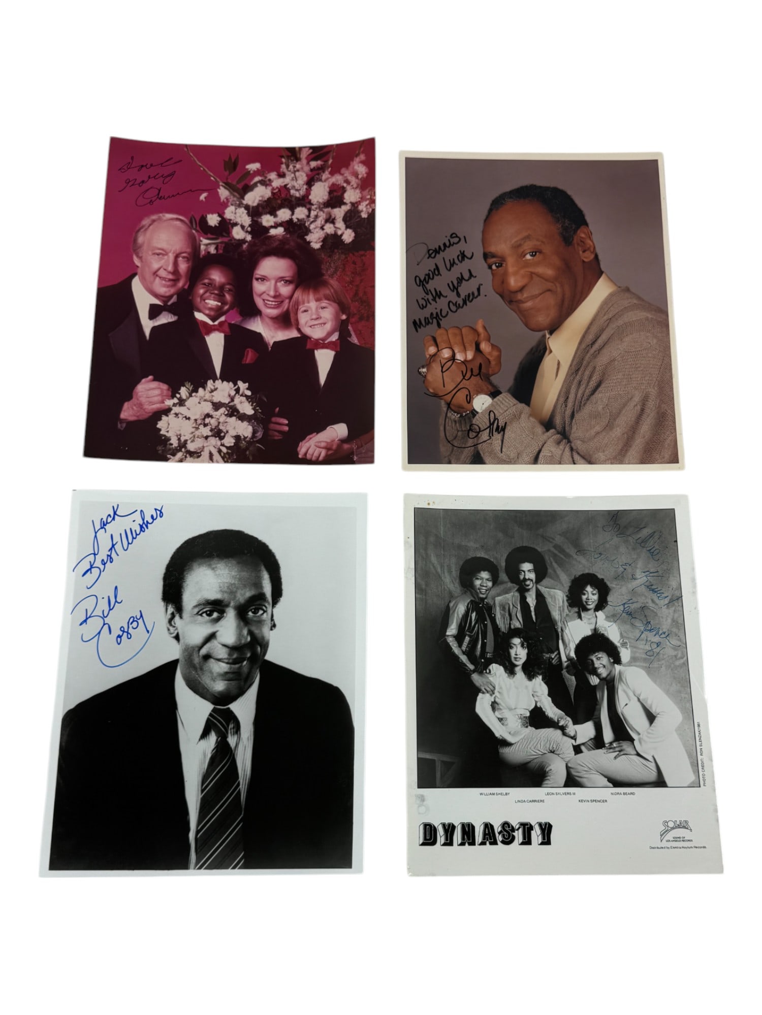 Dynasty, Bill Cosby and Gary Owens Signed Hollywood Actor 8"x10" Photo Collection (1 of 6)