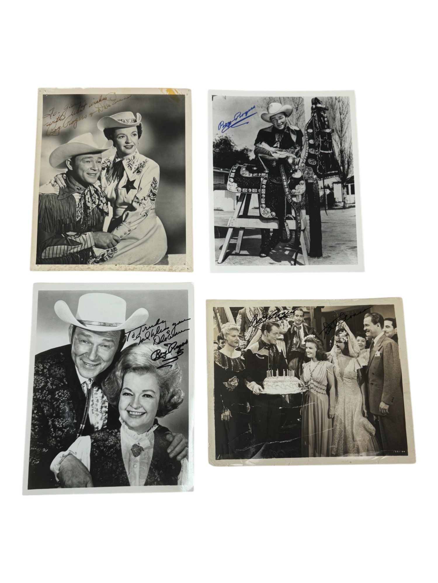 Roy Rogers Hollywood Actor Signed 8"x10" Photo Collection (1 of 6)