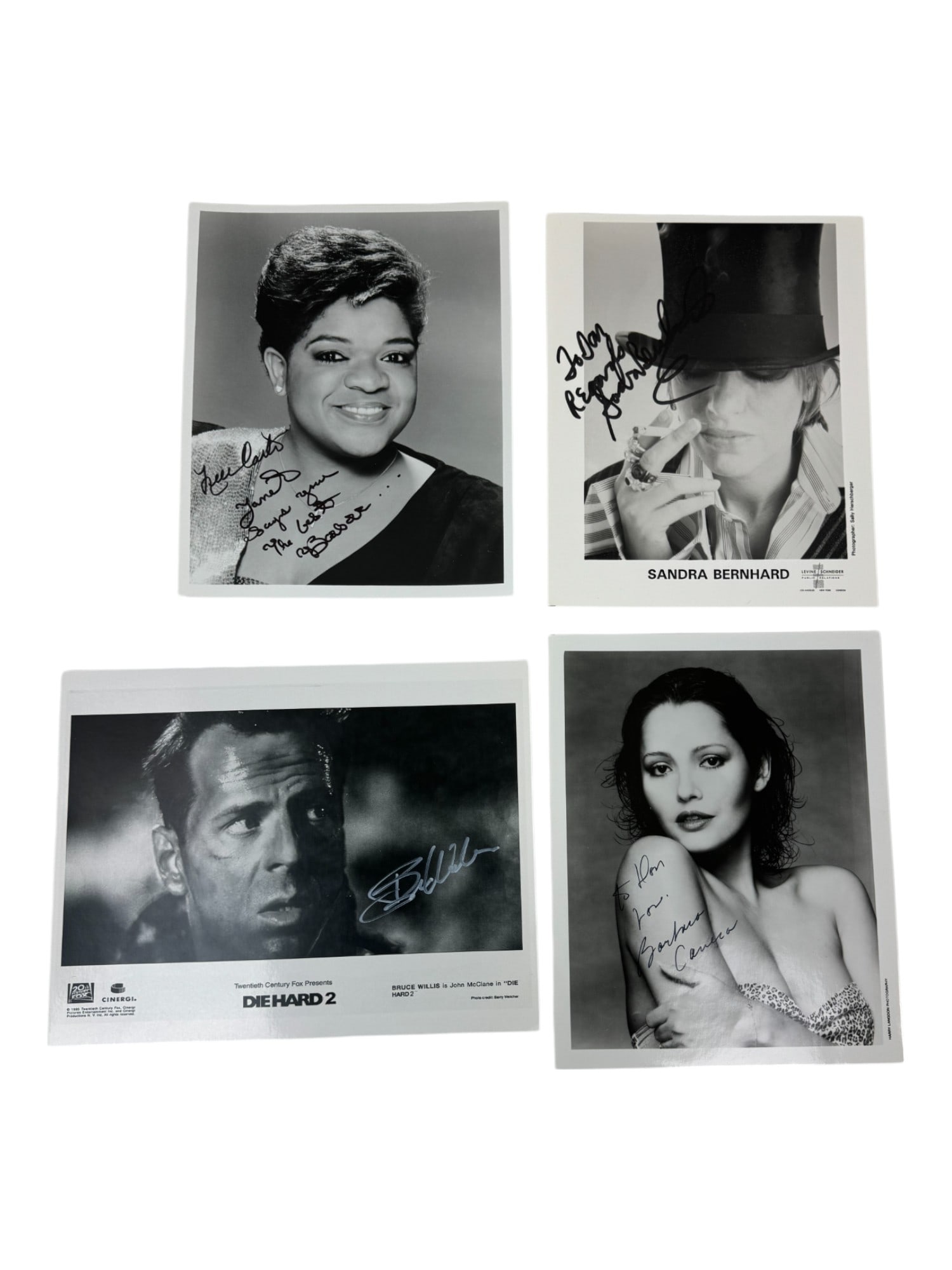 Bruce Willis, Nell Carter Hollywood Actor Signed 8"x10" Photo Collection (1 of 6)