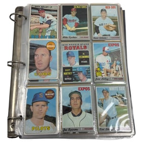 Vintage MLB Baseball Trading Card Collection Lot