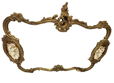 18th Century Style Burton-Ching George II Regency Giltwood Ho Ho Bird Mirror