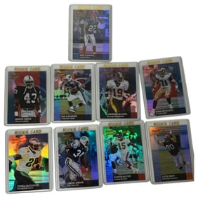 2001 NFL Football Topps Limited Edition Rookie Trading Card Lot