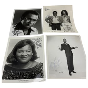 Vintage B&W 8x10 Signed Photograph Collection Lot