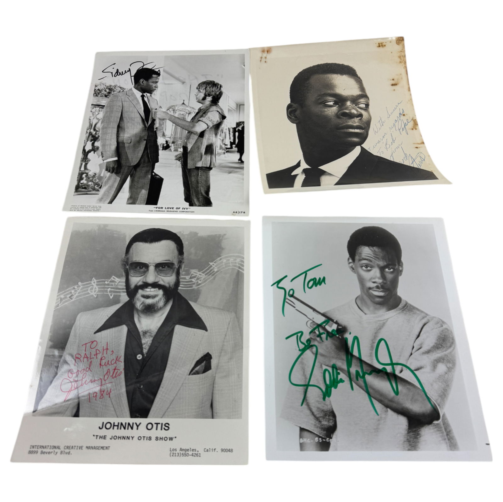 Vintage B&W 8x10 Signed Photograph Collection Lot (1 of 5)