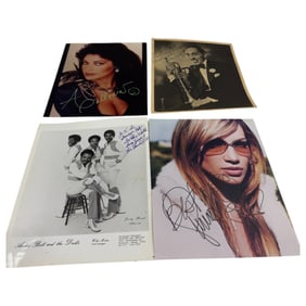Vintage B&W 8x10 Signed Photograph Collection Lot