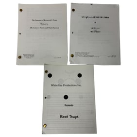 WhiteFire Productions Movie/TV Show Script Collection Lot