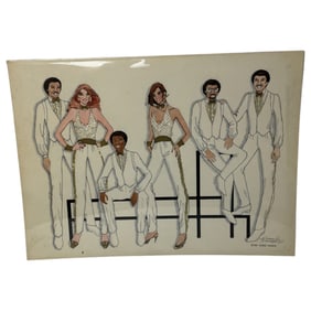 Cheryl Daniels 1983 Original Costume Design Drawing