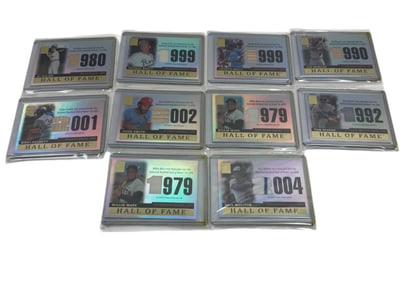 2004 Topps Hall of Fame Topps Tribute Game Used Uniform and Bat Trading Cards