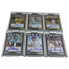 2004 Topps Chrome Signed Baseball Trading Cards