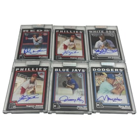 2004 Topps Chrome Signed Baseball Trading Cards
