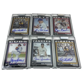 2004 Topps Chrome Signed Baseball Trading Cards