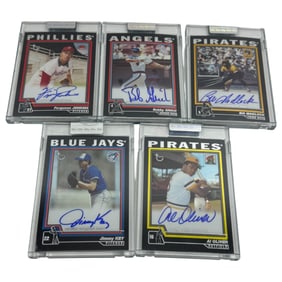 2004 Topps Chrome Signed Baseball Trading Cards