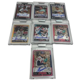 2004/2005 Topps Chrome Signed Baseball Trading Cards