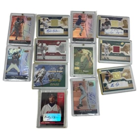 Baseball Auto and Swatch Trading Cards