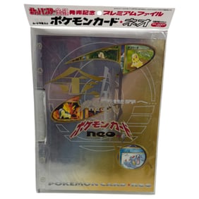 Sealed 1999 Pokemon Neo Genesis Series 1 Binder Japanese Promo