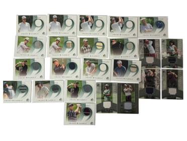 Golf Authentic and Game Used Fabrics Trading Card Lot