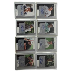 Upper Deck Golf Signature Exhibit Sports Card Lot