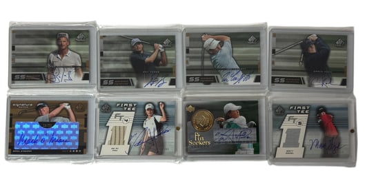 Upper Deck and SP Golf Signature Trading Cards