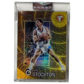 John Stockton 2002-03 Topps Pristine Gold Refractor 44/50