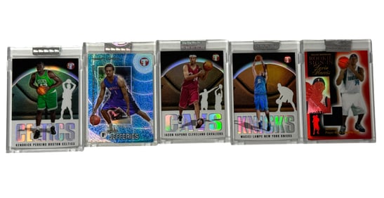 NBA Basketball Refractor Trading Card Collection Lot