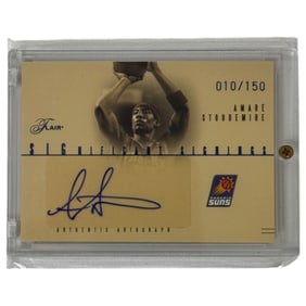 AMARE STOUDEMIRE 2004-05 FLAIR SIGNIFICANT SIGNINGS AUTOGRAPH 010/150