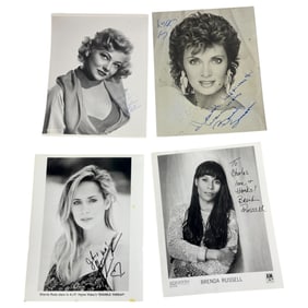 Original Vintage Photo Signed Autograph lot 4