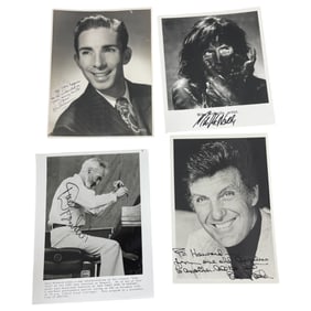 Original Vintage Photo Signed Autograph lot 4