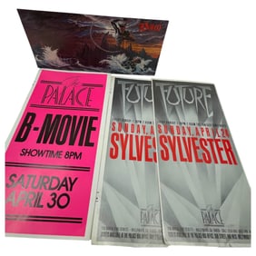 ORIGINAL VINTAGE CONCERT MOVIE POSTER LOT 4