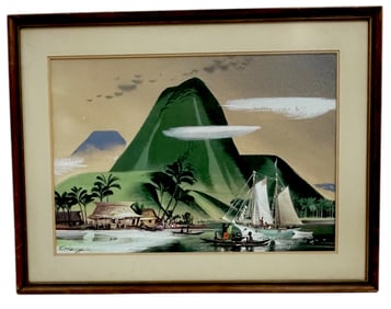 Vintage Walt Disney hand painting by Dick Kelsey