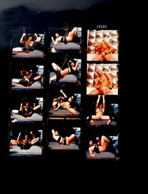 Vintage Gay Male Interest Model Photo  Erotic Contact Sheet  Photo