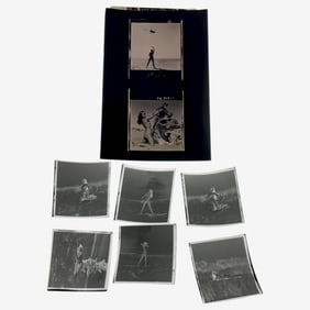 Vintage Pin Up Nude Female Model Photo Negatives French Photograph Serge Jacques Collection Lot 6