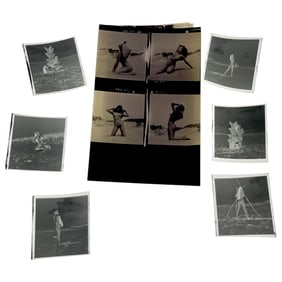 Vintage Pin Up Nude Female Model Photo Negatives French Photograph Serge Jacques Collection Lot 6
