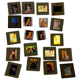 Vintage color slide negative pin up PHOTOGRAPH SLIDES EROTIC NUDE WOMEN lot 21