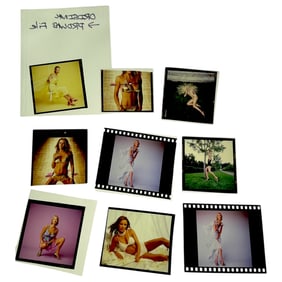 Vintage Photo fashion MODEL photographer negative Pinup Girl lot 9