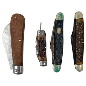 Lot of 4 vintage pocket knives