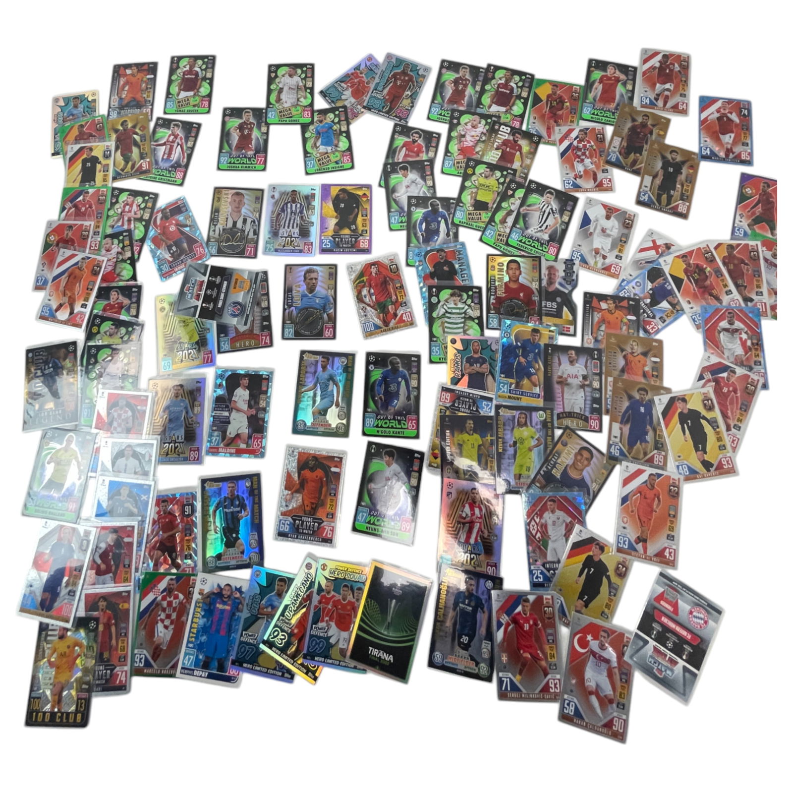 TOPPS TRADING CARD FOOTBALL SOCCER LOT 100 (1 of 16)