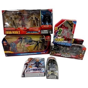 Vintage Marvel DC Toys Collection Lot 6
