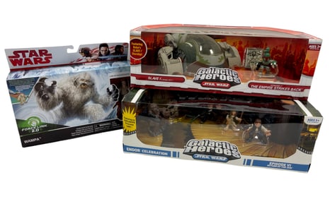 Vintage Star Wars Toys Collection Lot 3 NIB
