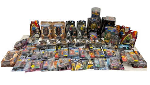Vintage Large Collection Star Trek Action Figurine Toys lot 41